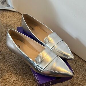 a.n.a Silver Women's Loafers